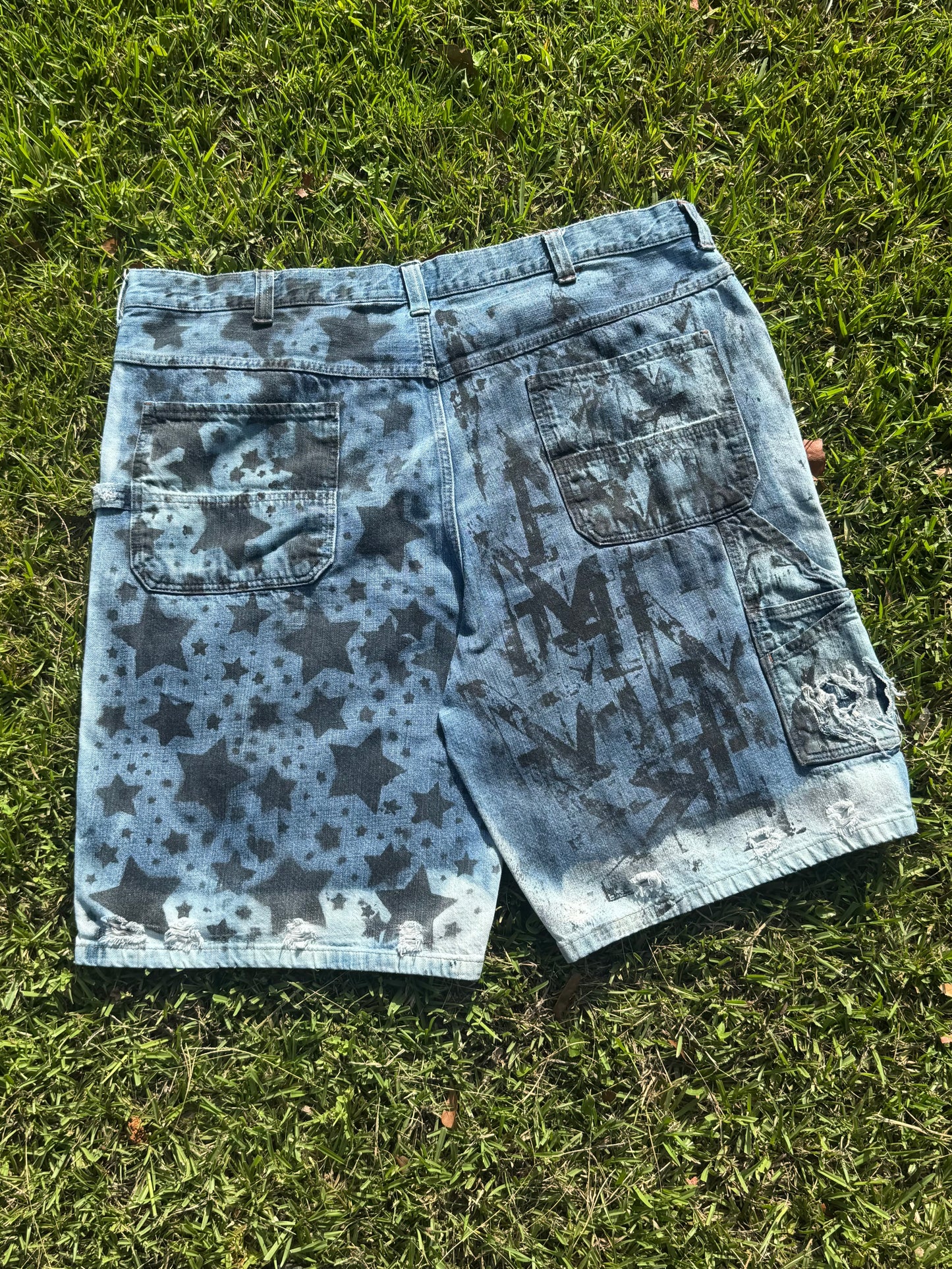 Faded Hwy Denim Shorts…