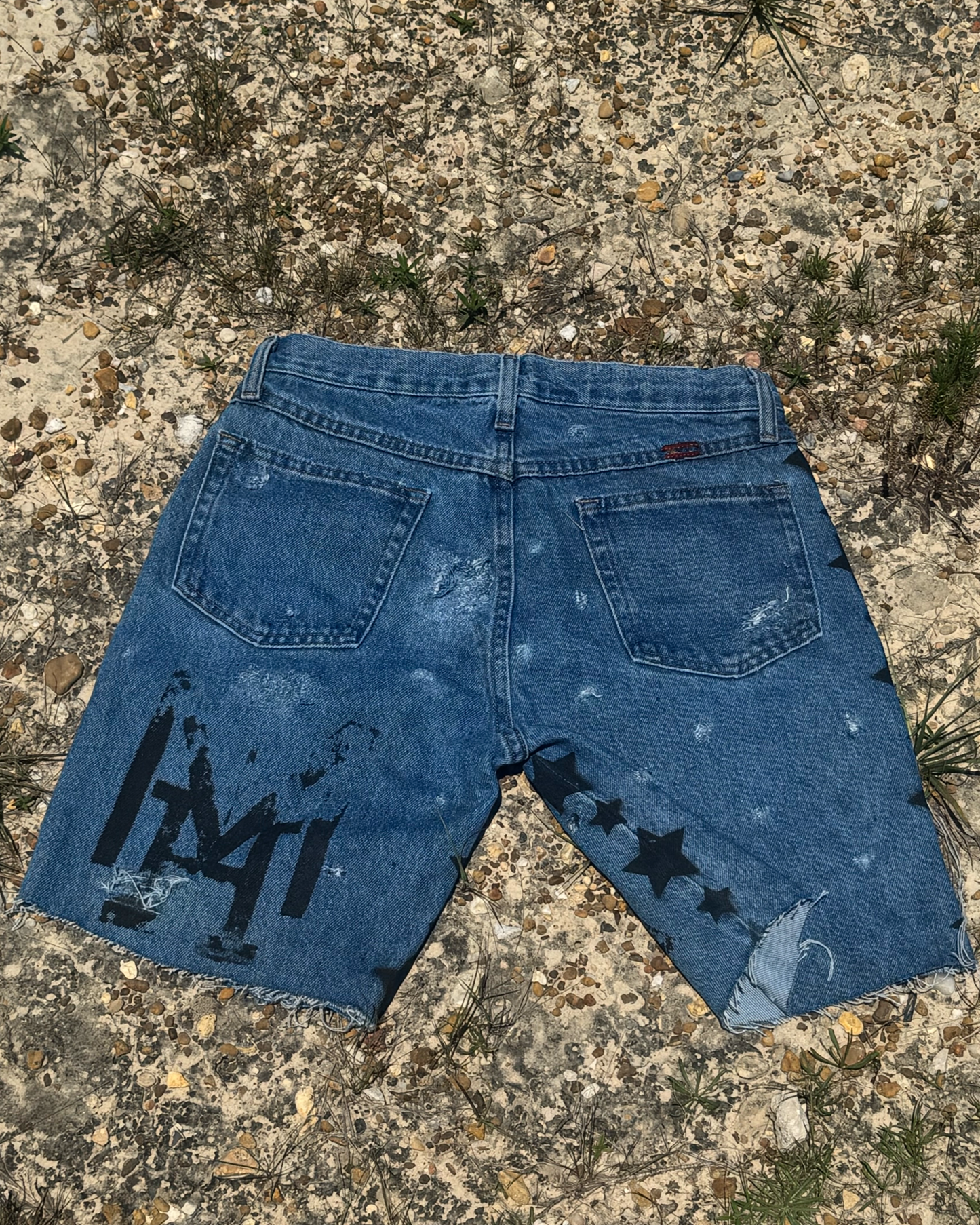 “Cowboy Shootout” Denim Jorts…