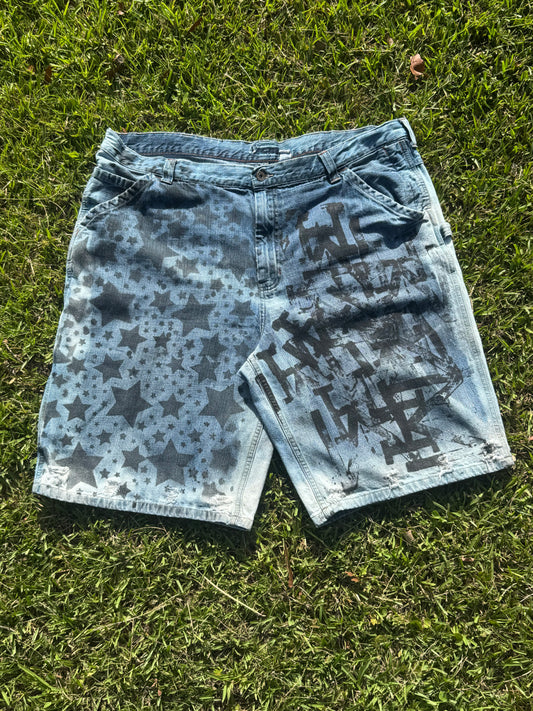 Faded Hwy Denim Shorts…
